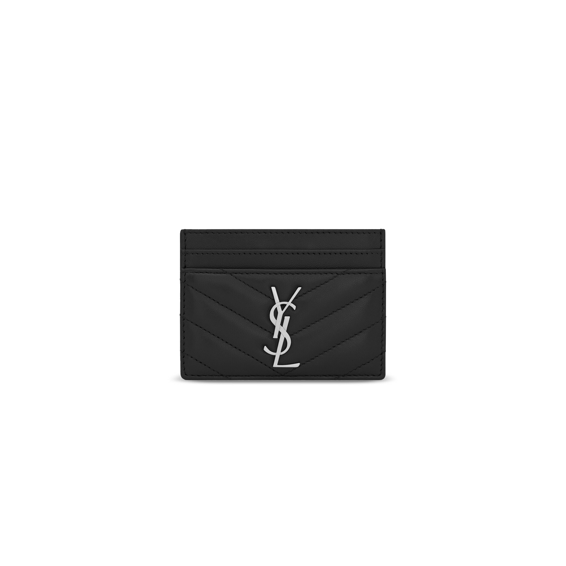 YSL CASSANDRE MATELASSÉ CARD CASE IN LAMBSKIN 423291 (10.5*7.5*0.5cm)